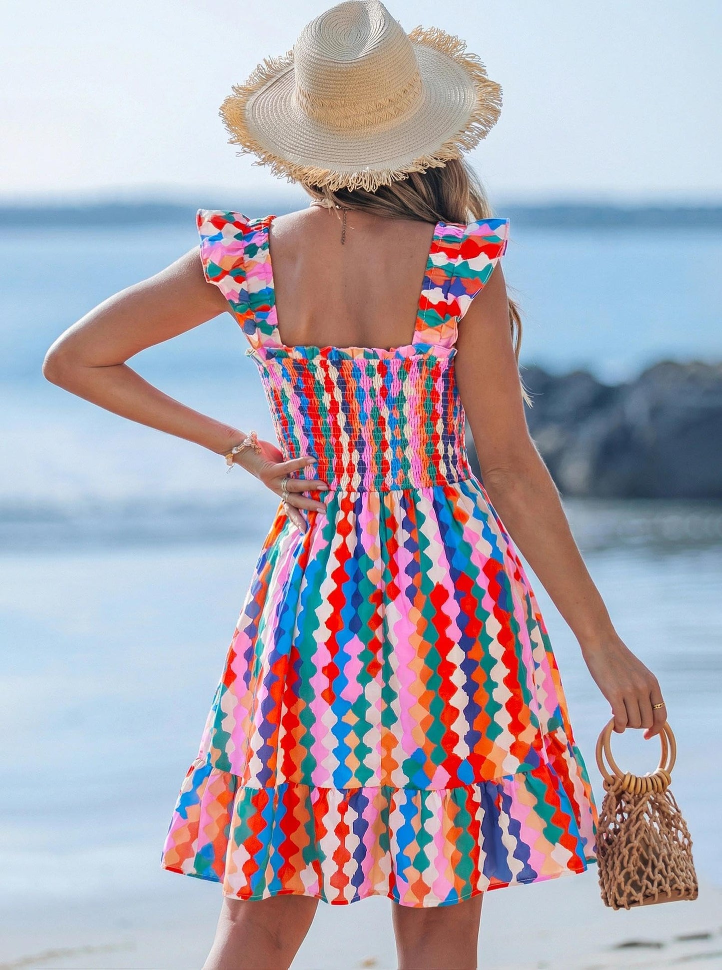 popvil Women Summer Mini Dress