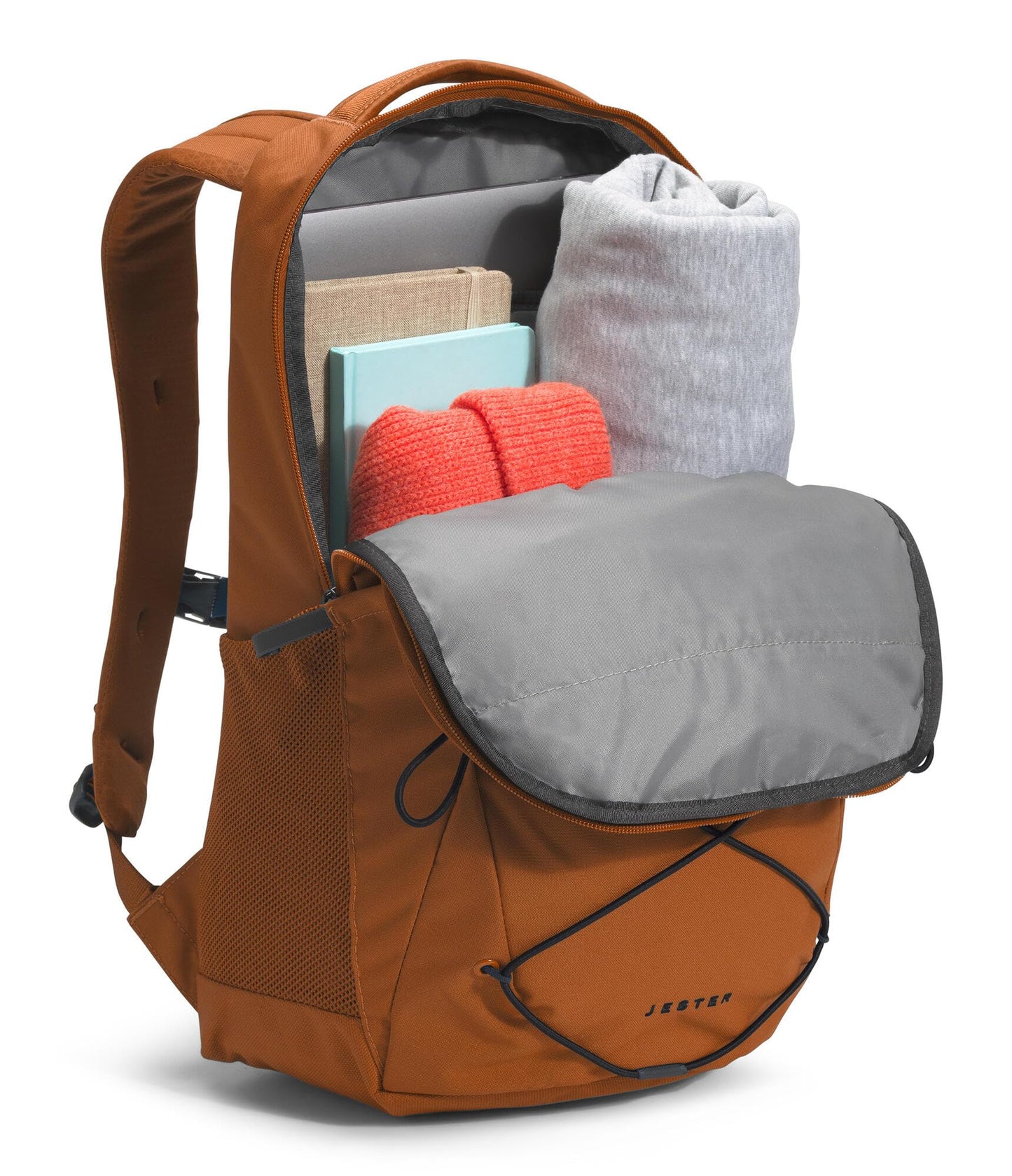 The North Face Jester Everyday Laptop Backpack - Commuter Daypack, Water Repellent, Laptop Sleeve, Lunar Blue/Fizz Lime, One Size