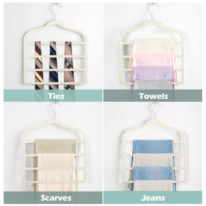 Velvet Pants Clothes Hanger Space Saving Non Slip Pants Shorts Hanger