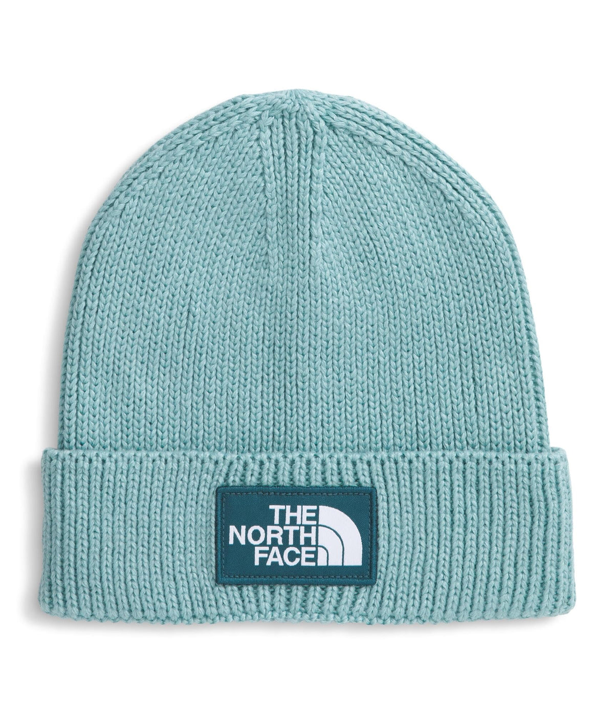 THE NORTH FACE TNF Logo Box Cuffed Beanie | Classic Fit, Rib Knit Winter Hat for Men & Women