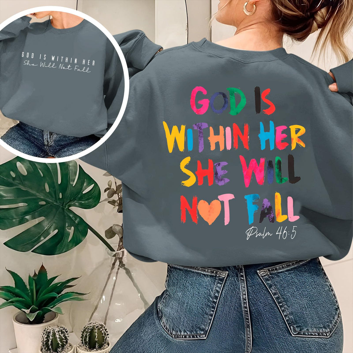 Sulayesh Christian God Is Within Her Sweatshirts