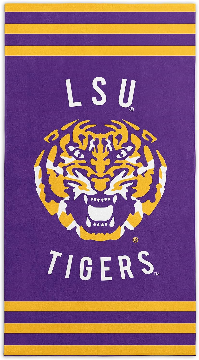 Northwest NCAA Alabama Crimson Tide Unisex-Adult Beach Towel, 30" x 60", Stripes