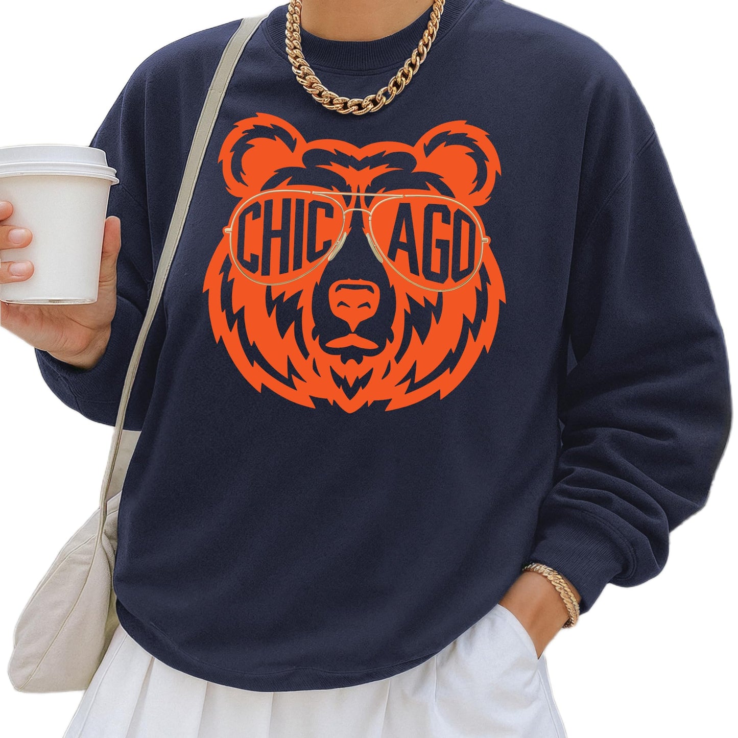 Chicago Fan Gift Apparel Team Mascot Sweatshirt