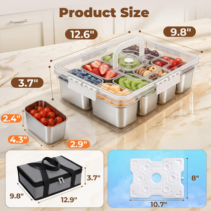 Homelove Snackle Box Container with Ice-Pack