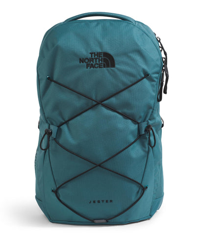 The North Face Jester Everyday Laptop Backpack - Commuter Daypack, Water Repellent, Laptop Sleeve, Lunar Blue/Fizz Lime, One Size