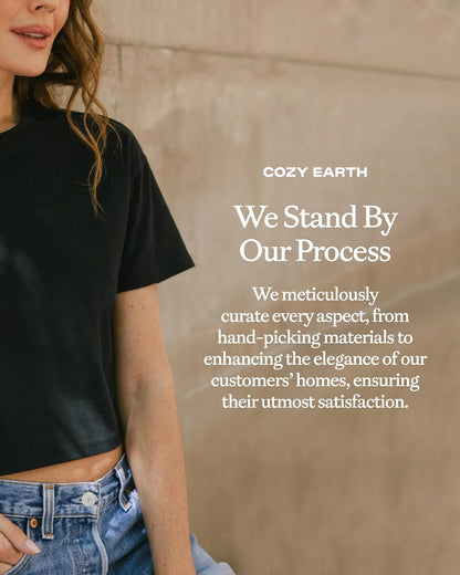 Cozy Earth Women's All Day Cropped Tee, 100% Cotton T-Shirt