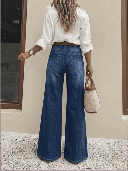 Women's High Waisted Wide Leg Jeans