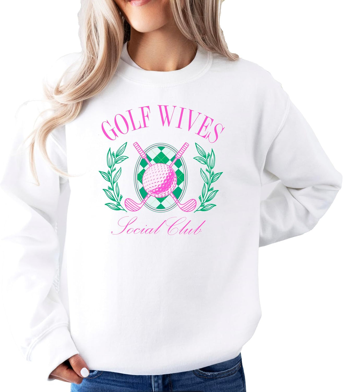 Olive Loves Apple Golf Wives Social Club Sweatshirt