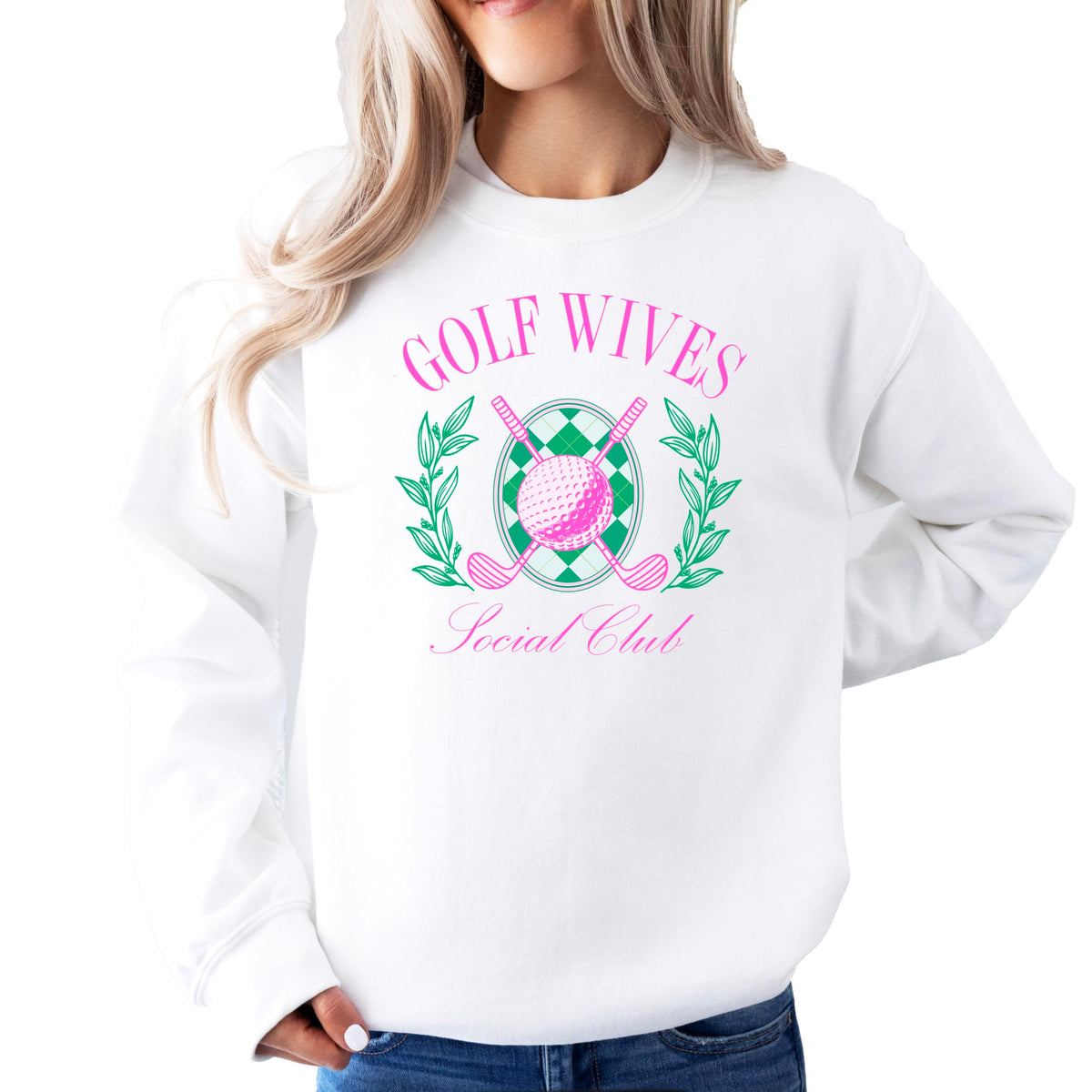 Olive Loves Apple Golf Wives Social Club Sweatshirt