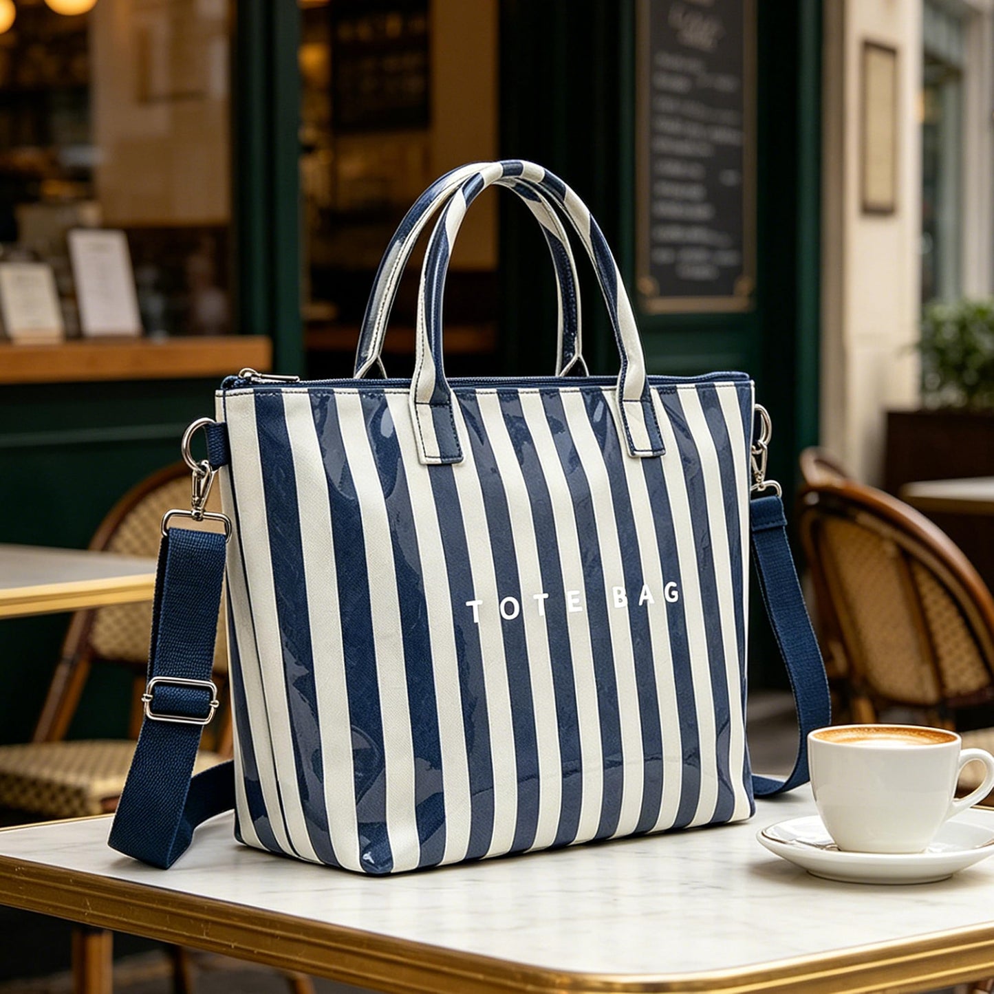 GISMTR Large PVC Tote Bag