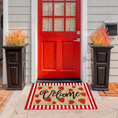 Tinideya 2 Pcs Halloween Door Mats Outdoor Layered Ghost Front Door Mat