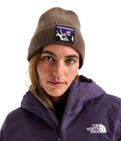 THE NORTH FACE TNF Logo Box Cuffed Beanie | Classic Fit, Rib Knit Winter Hat for Men & Women