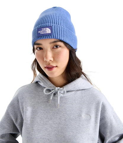THE NORTH FACE TNF Logo Box Cuffed Beanie | Classic Fit, Rib Knit Winter Hat for Men & Women