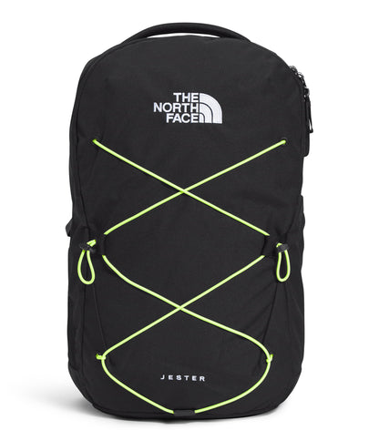 The North Face Jester Everyday Laptop Backpack - Commuter Daypack, Water Repellent, Laptop Sleeve, Lunar Blue/Fizz Lime, One Size