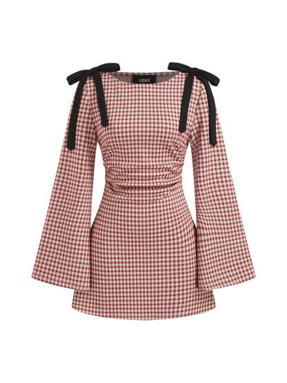 CIDER Gingham Dress for Women