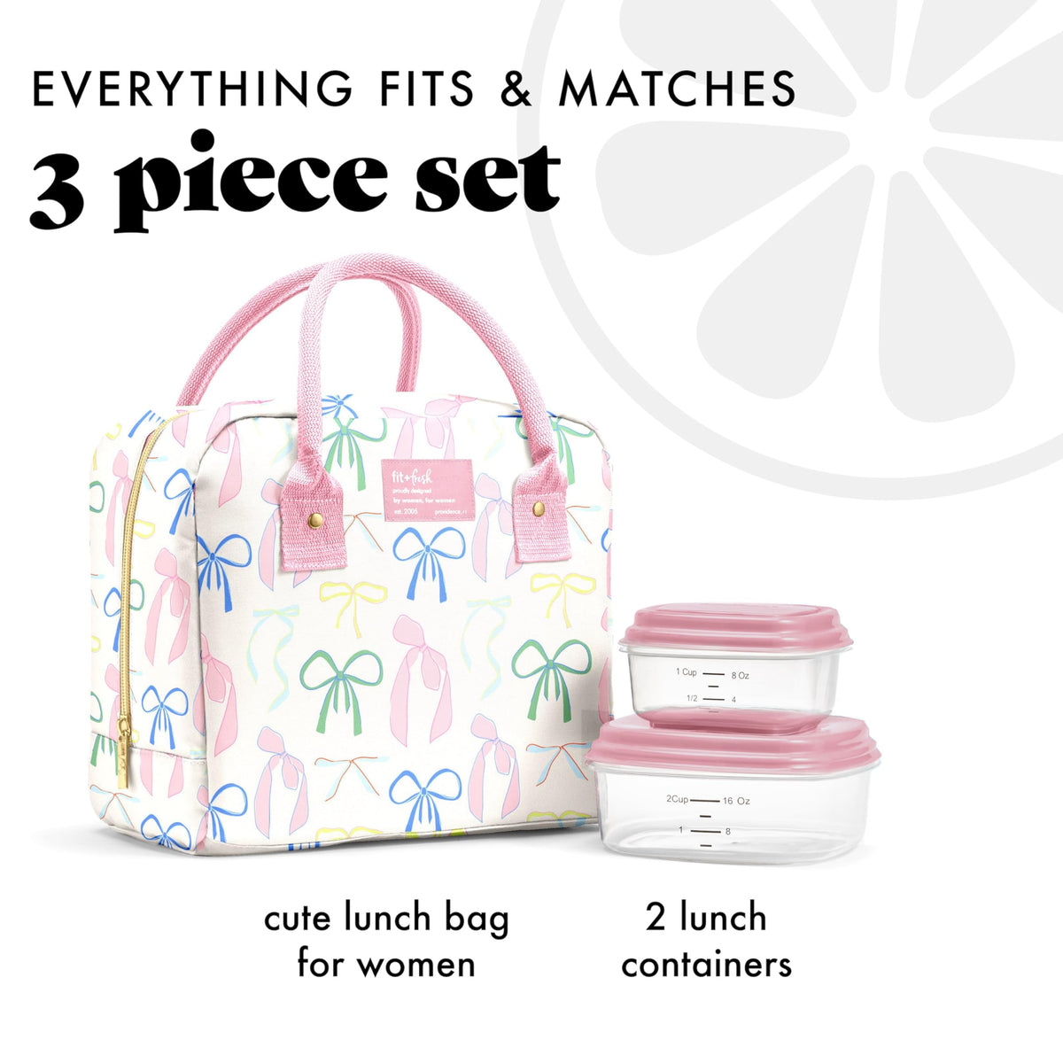 Fit & Fresh Bloomington Lunch Bag for Women - Insulated Large Lunch Box for Work with Containers, Leak-Resistant, Stain-Resistant, Zipper Closure, Cheetah