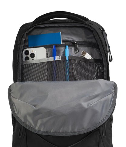 The North Face Jester Everyday Laptop Backpack - Commuter Daypack, Water Repellent, Laptop Sleeve, Lunar Blue/Fizz Lime, One Size