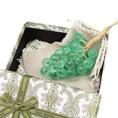 Grape Soap on a Rope with Gift Box