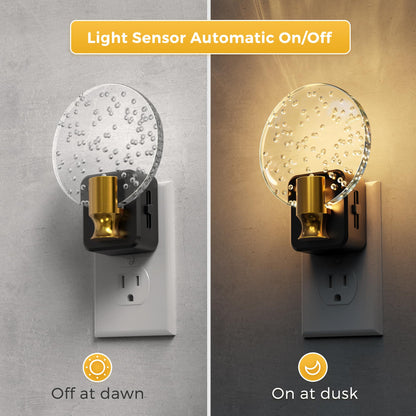 L LOHAS LED Night Light, Modern Night Lights Plug into Wall | 2 Pack