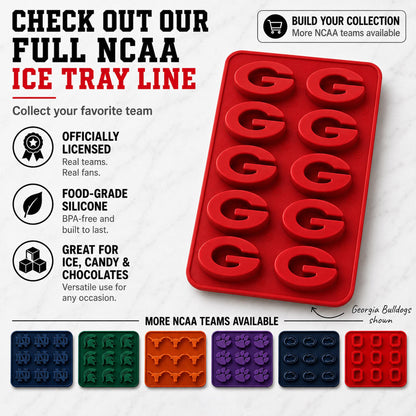 Masterpieces Fanpans Ncaa Alabama Crimson Tide Silicone Ice Cube Tray Set - Fun Alabama Merchandise, Dishwasher Safe