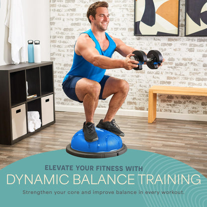 LifePro Horizon Half Balance Ball Trainer with 440 lb Capacity | Stability Ball for Home Gym & Physical Therapy | Full-Body Training Equipment for Core Strengthening