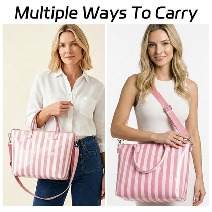 GISMTR Large PVC Tote Bag