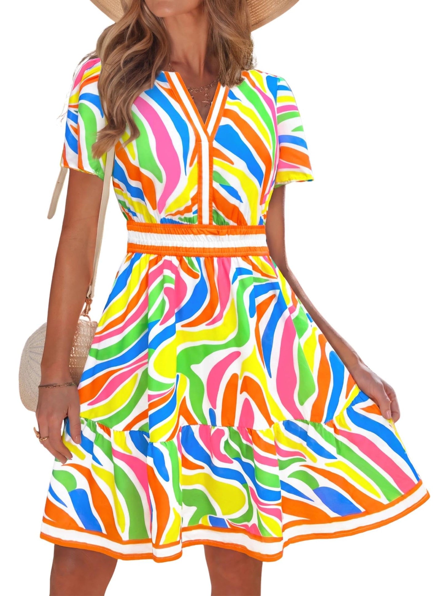 popvil Women Summer Short Dress