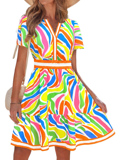 popvil Women Summer Short Dress