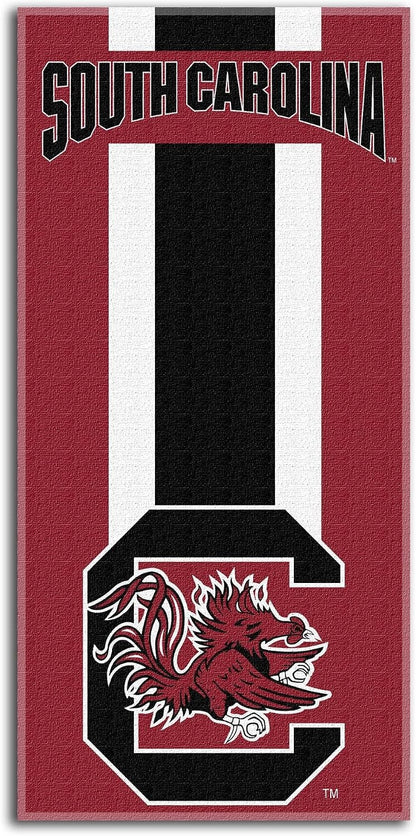 Northwest NCAA Alabama Crimson Tide Unisex-Adult Beach Towel, 30" x 60", Stripes