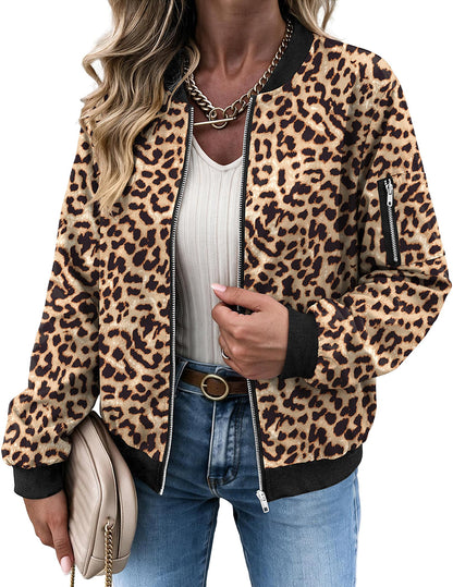 Zeagoo Women Bomber Jacket