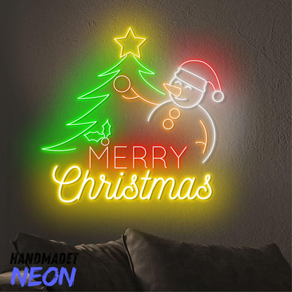 Custom Merry Christmas Tree Neon Sign Led Sign LED Lights (Merry Christmas)