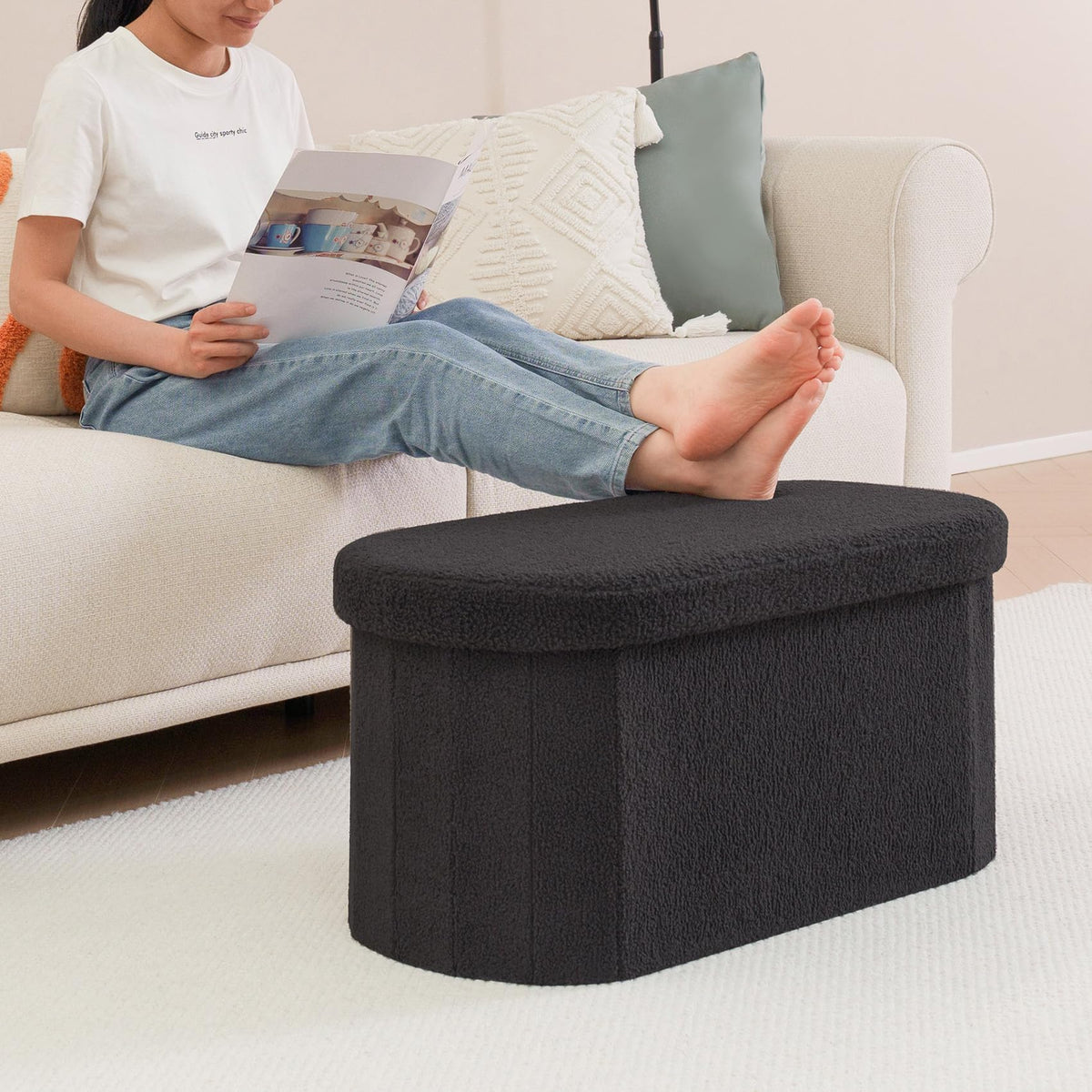 B FSOBEIIALEO Ottoman with Storage