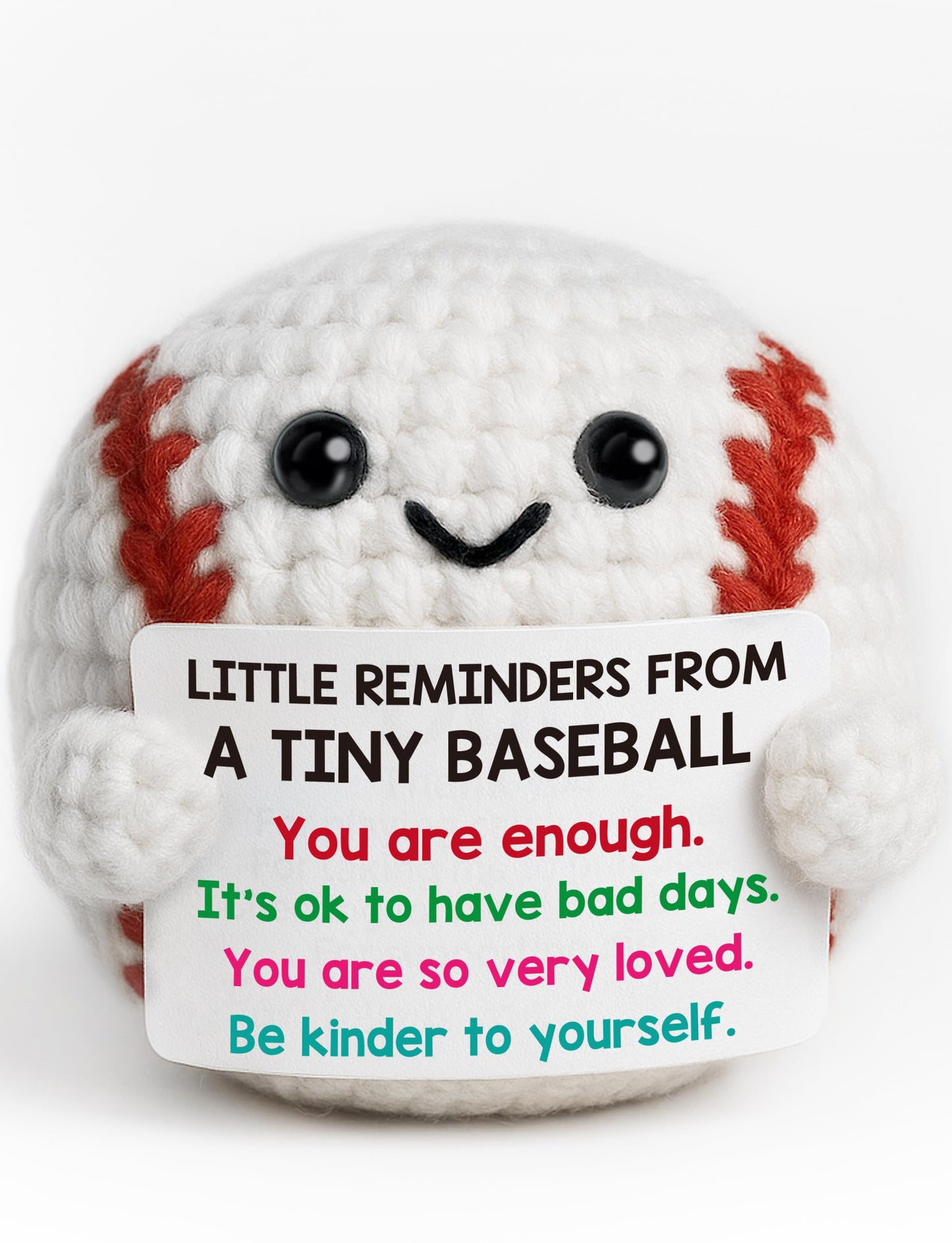Baseball Gifts for Boys Son Birthday Christmas Positive Crochet Animals