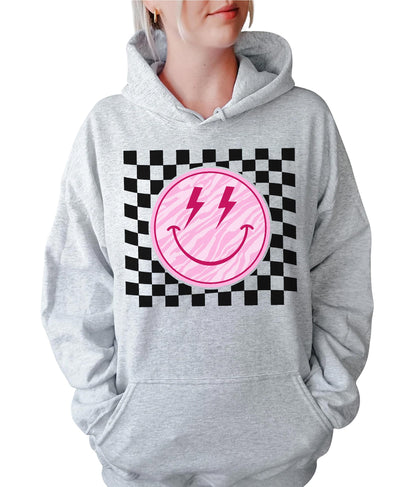 TEEAMORE Smiley Face Sweatshirt