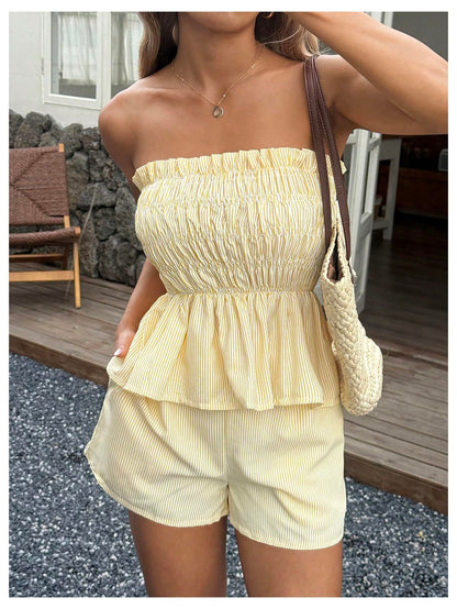 SOLY HUX Women's 2 Piece Vacation Outfit