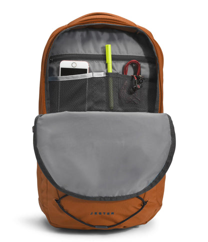 The North Face Jester Everyday Laptop Backpack - Commuter Daypack, Water Repellent, Laptop Sleeve, Lunar Blue/Fizz Lime, One Size