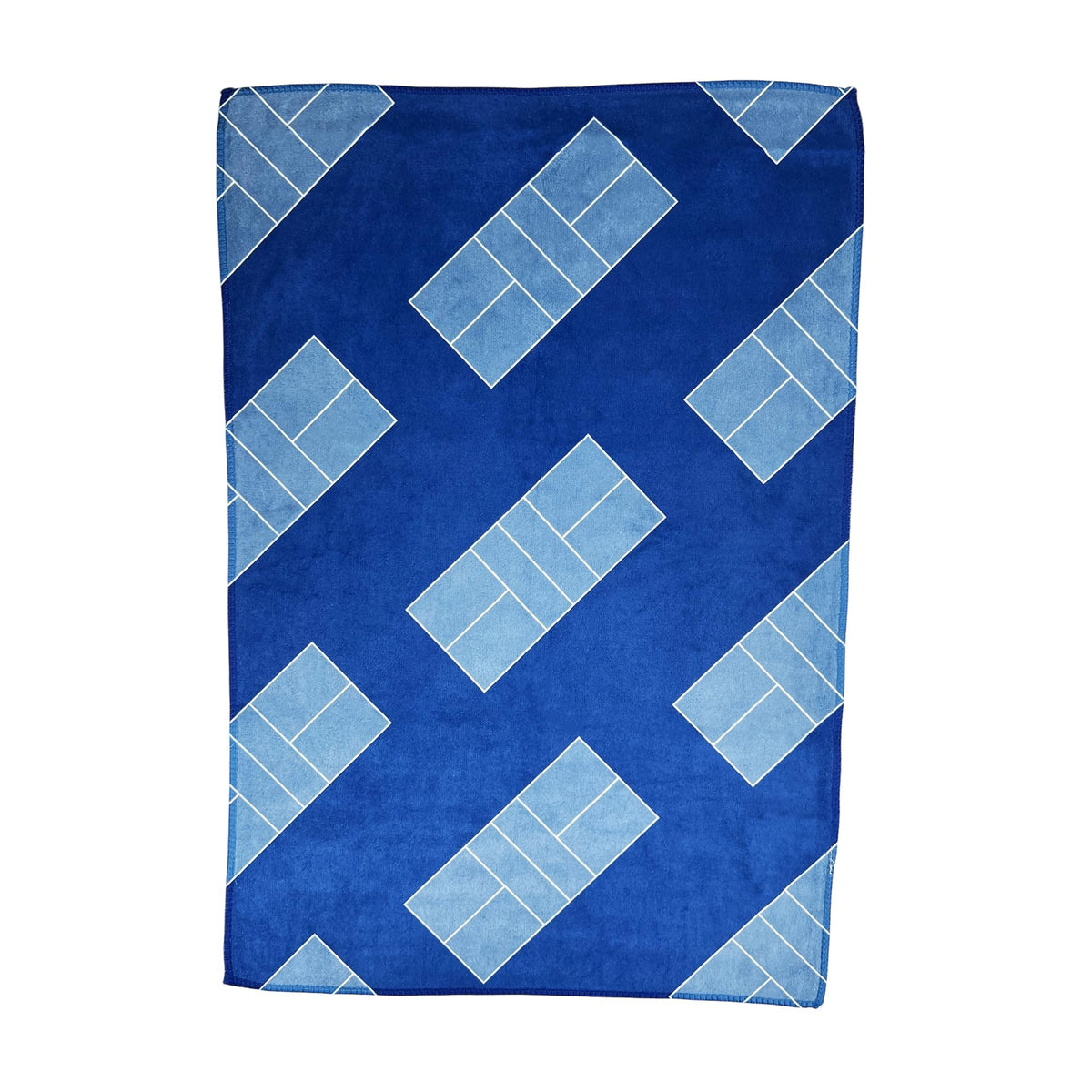 Pickleball Towel – Microfiber Sports Towel with Pickleball Pattern – Quick-Dry Sweat Towel for Pickleball Players, Accessories & Gifts (Teal Pickleball Paddles)