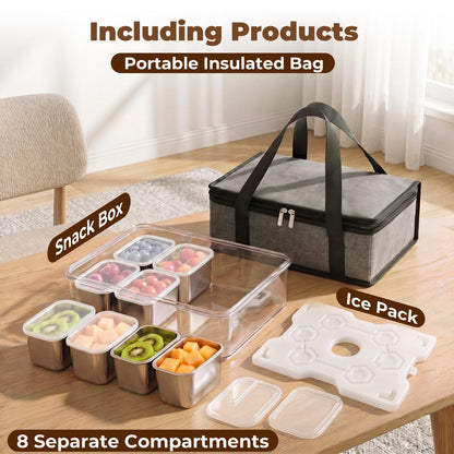 Homelove Snackle Box Container with Ice-Pack