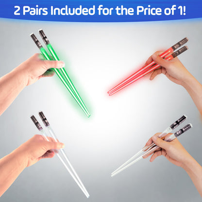 ChopSabers Lightsaber Led Light Up Chopsticks (1 Pair, Blue)