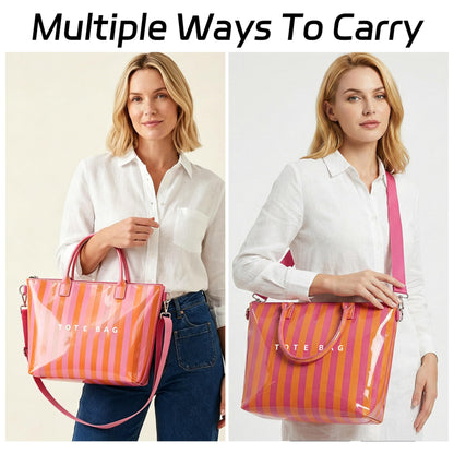 GISMTR Large PVC Tote Bag