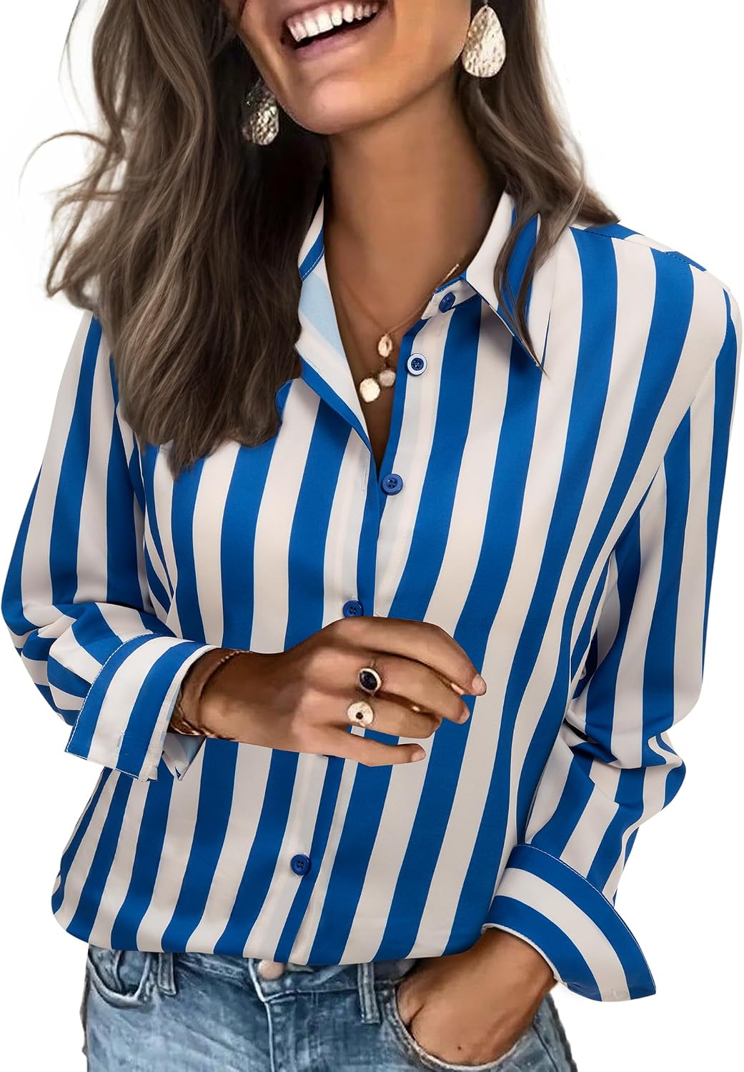 siliteelon Striped Shirt