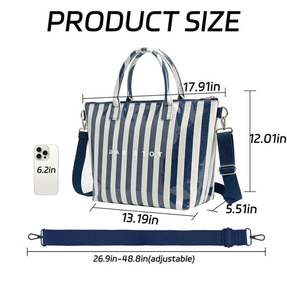 GISMTR Large PVC Tote Bag
