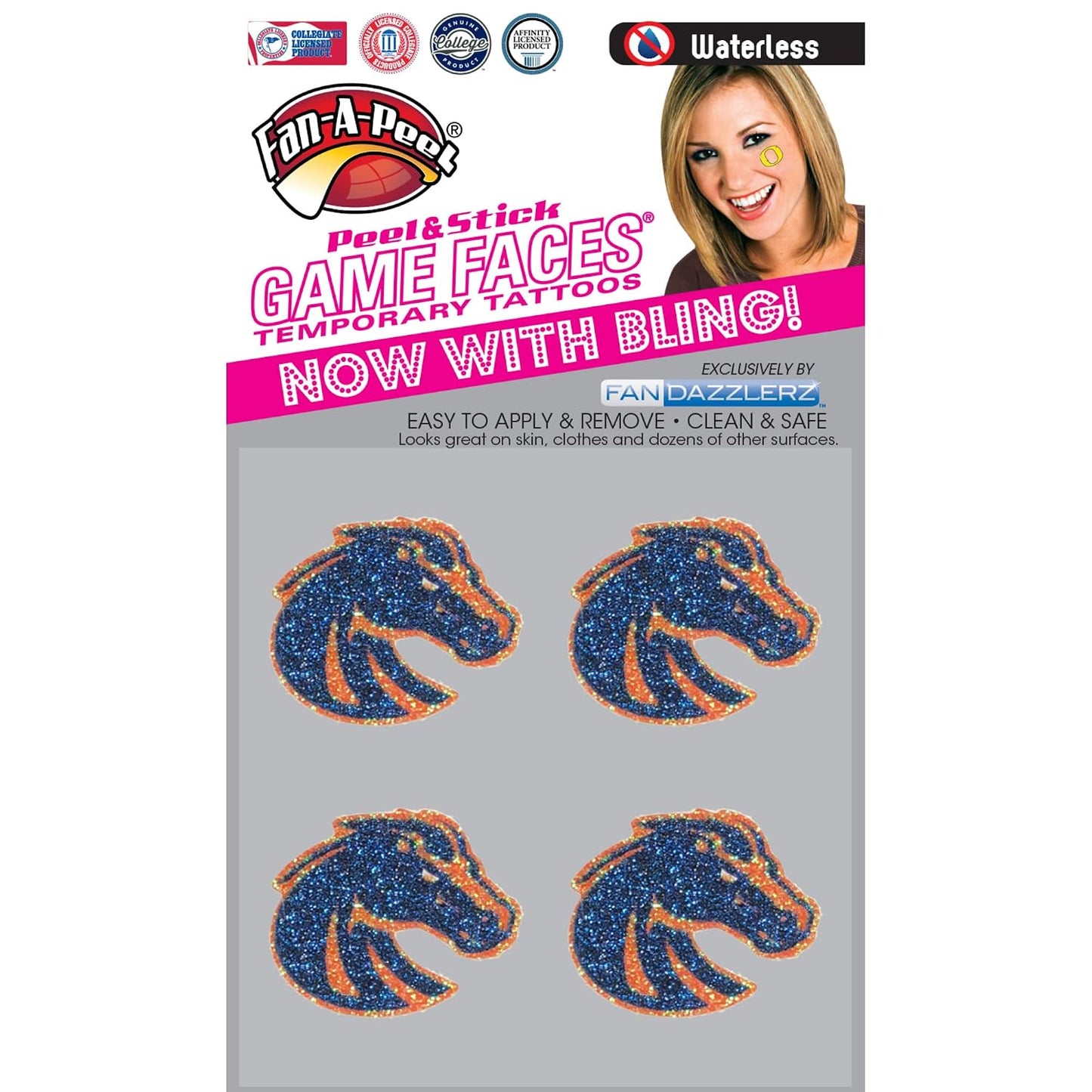 Alabama Waterless Temporary Tattoos - Hypoallergenic Peel and Stick Waterproof Temporary Tattoos - Officially Licensed