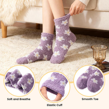 Womens Fluffy Fuzzy Socks,Winter Cozy Soft Warm Socks Gifts for Womens