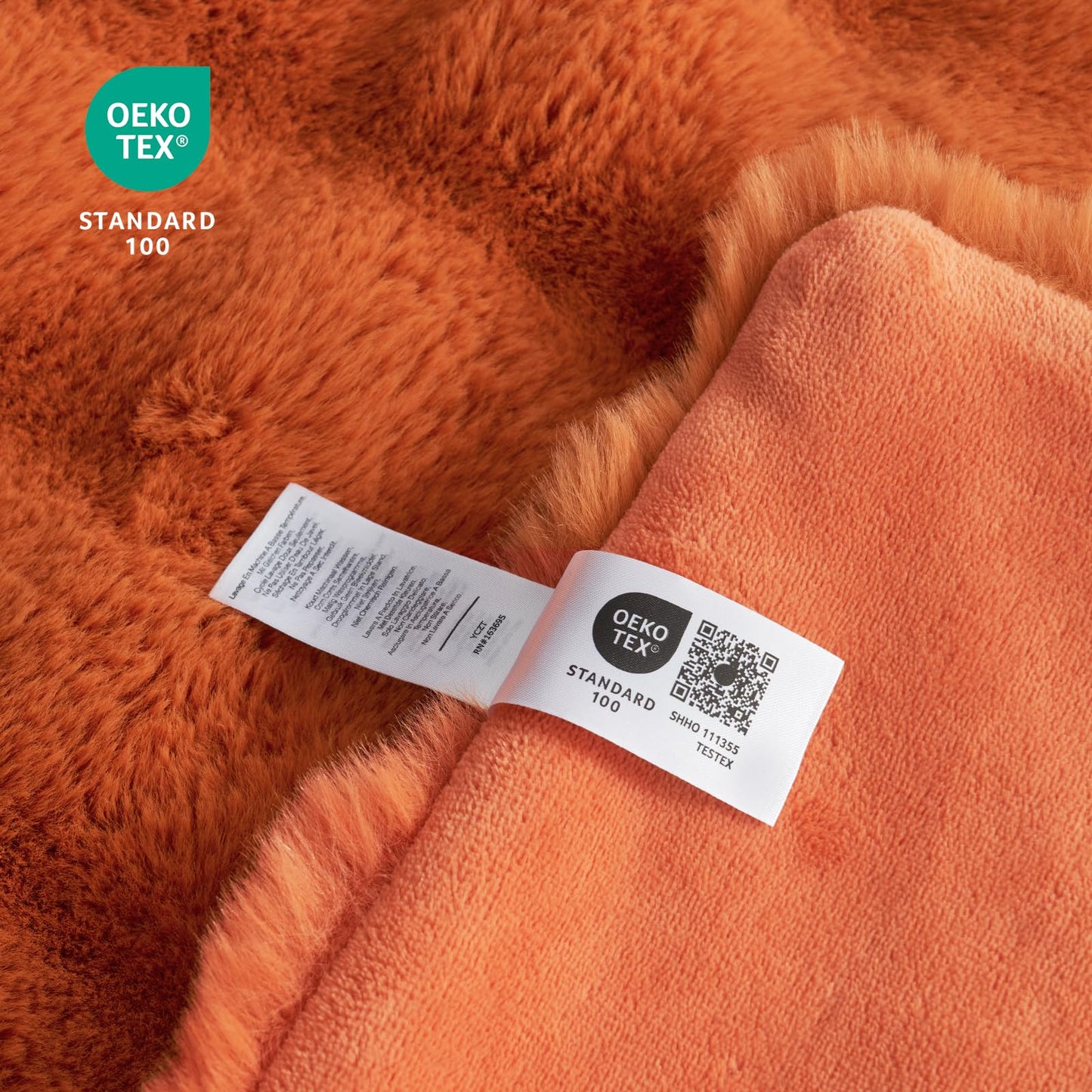 Cozy Bliss Faux Fur Throw Blanket for Couch, Fuzzy Soft Plush Thick Bubble Blanket for Sofa Bedroom Living Room, 50 * 60 Inches Tie Dye Pink