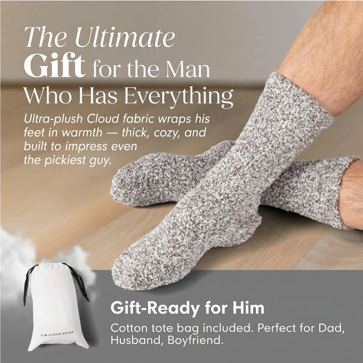 Unboxme Gifts Warm & Cozy Ultra-Luxe Cloud Sock