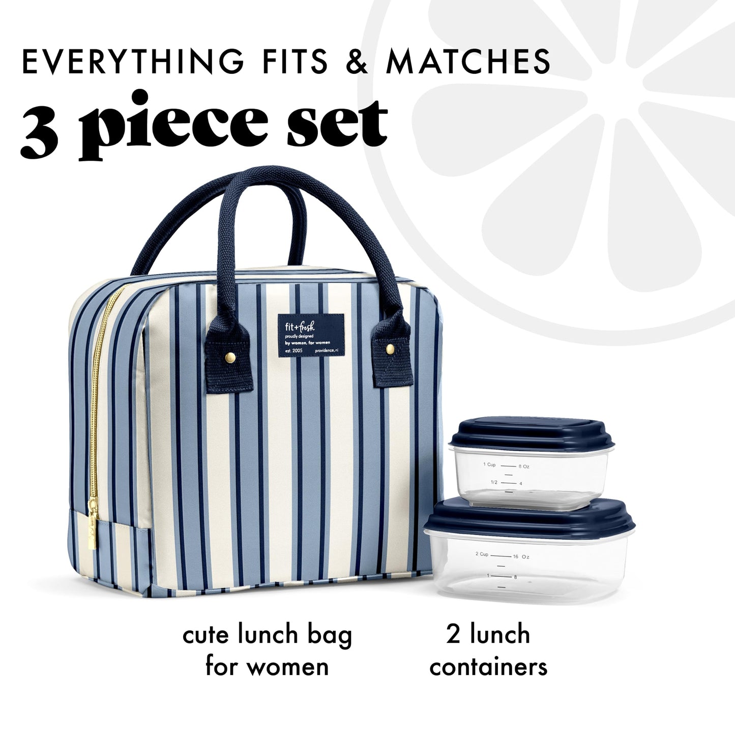 Fit & Fresh Bloomington Lunch Bag for Women - Insulated Large Lunch Box for Work with Containers, Leak-Resistant, Stain-Resistant, Zipper Closure, Cheetah