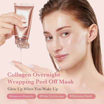 medicube Wrapping Mask PDRN Caffeine - Overnight Peel Off Facial Mask