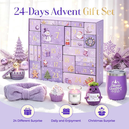 Advent Calendar 2026 for Women, 24 Days of Christmas Countdown Spa Gifts