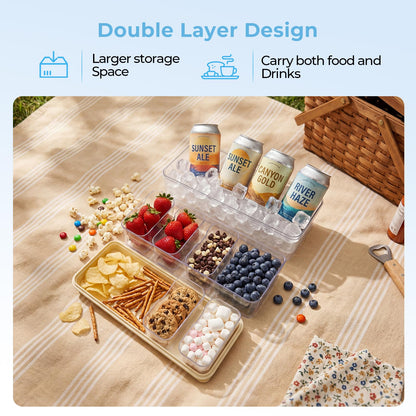 Homelove Snackle Box Container with Ice-Pack